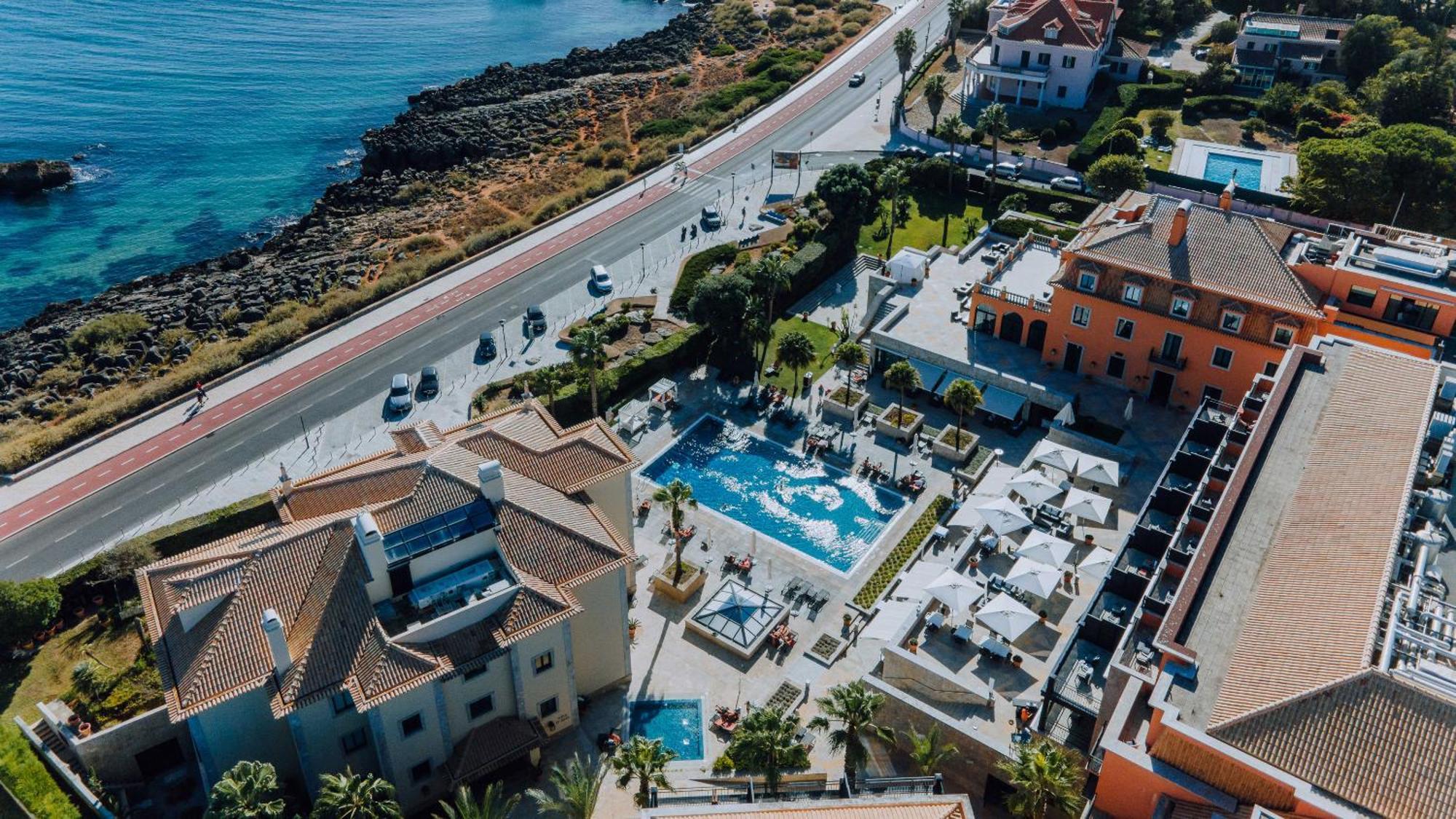 Grande Real Villa Itália Hotel&Spa Cascais Esterno foto Aerial view of the hotel
